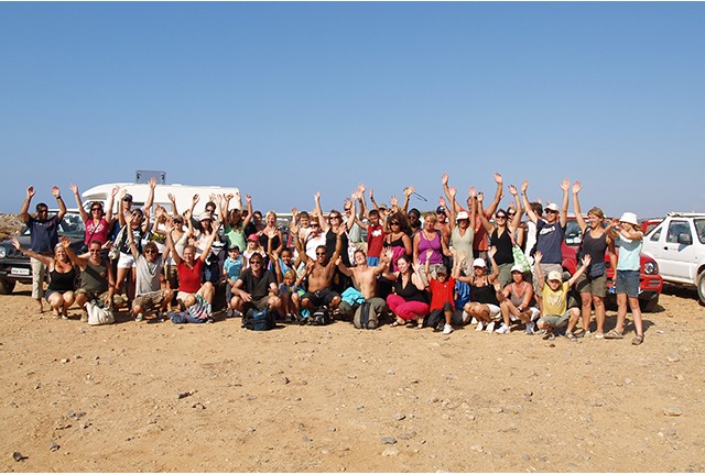 Group of guests enjoying an excursion on Crete with Eye Travel